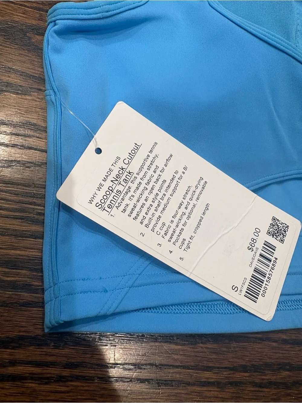 Lululemon Scoop-Neck Cutout Tennis Tank Top
